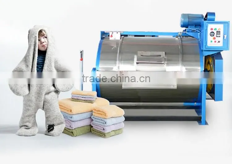 Professional horizontal laundry machine