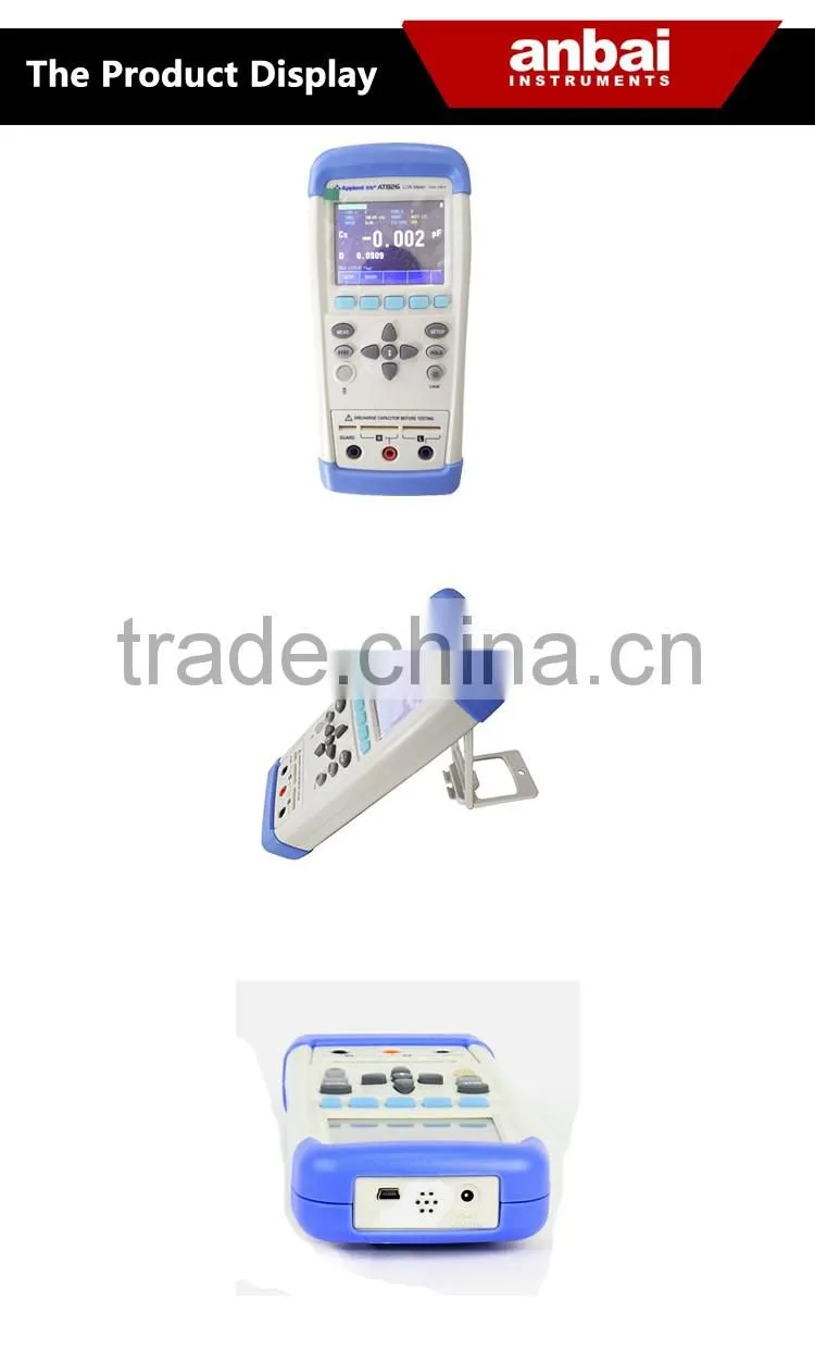 Portable Digital LCR Meter AT826 Applent Handheld LCR Meter