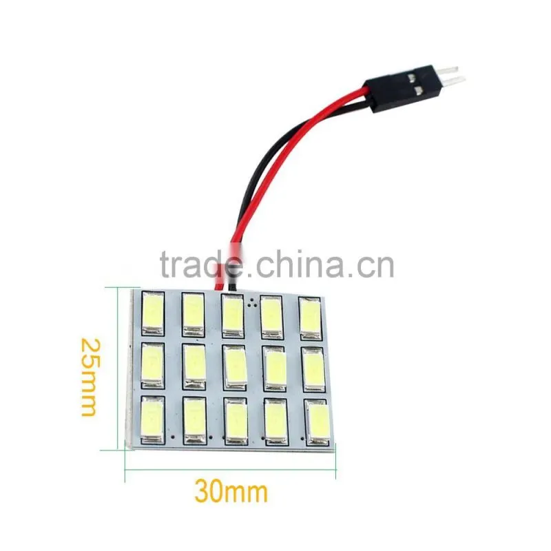 Festoon T10 type panel led 5730 15SMD china led panel light price