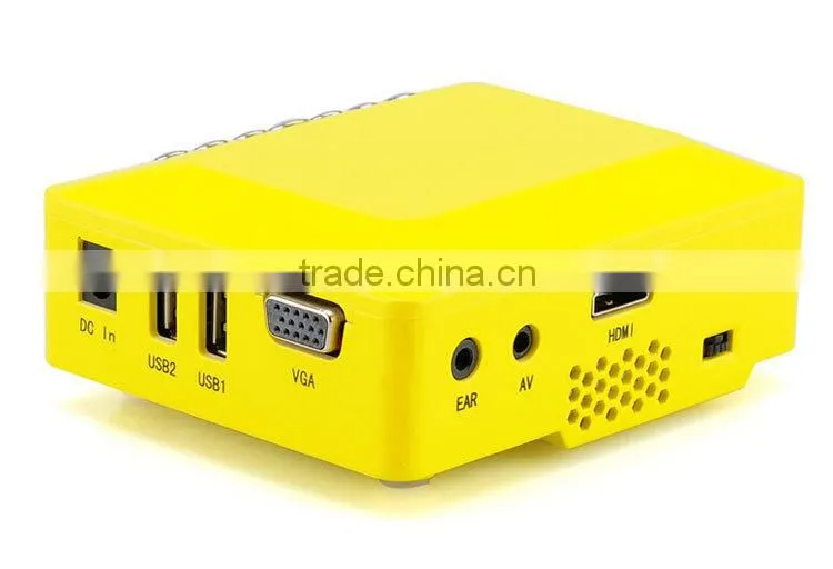 Multimedia Home theater Use, Perfect Gift video projector HDMI USB for home cienma use 150 Lumens Cheap mini led projector