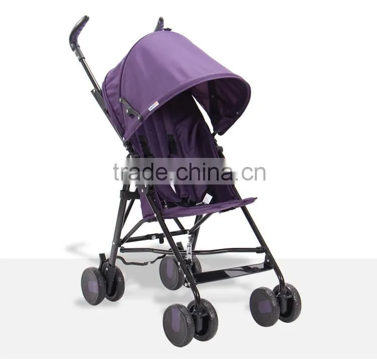 custom pink safety baby stroller with big wheels in good quality