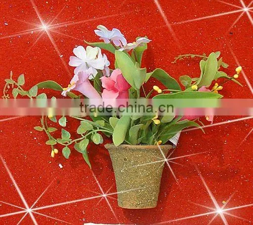2012 New Style Artifiical Flower in Pot for Table Decoration