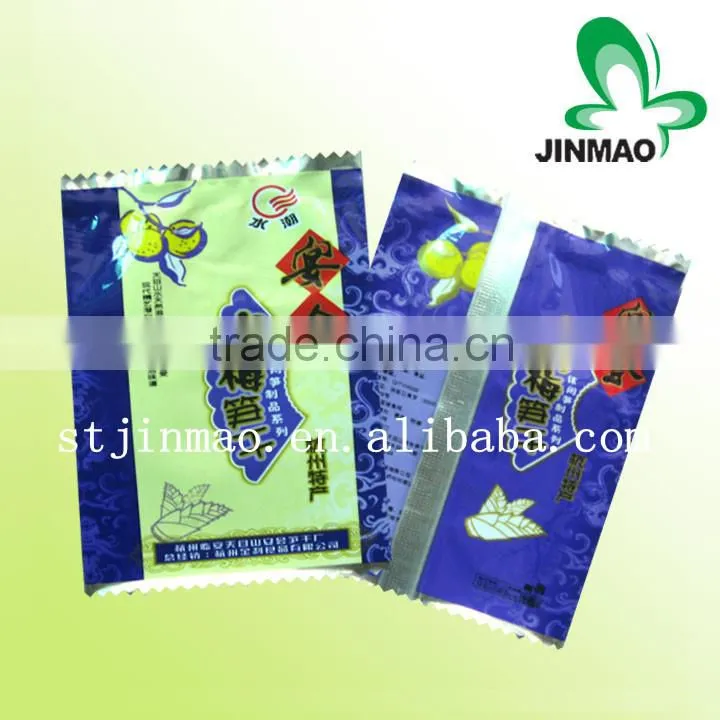 Plastic packaging for candy bag