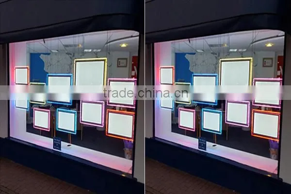 New Invention Real Estate Acrylic Light Poster Folders Portrait Window Signs Cable Led Displays