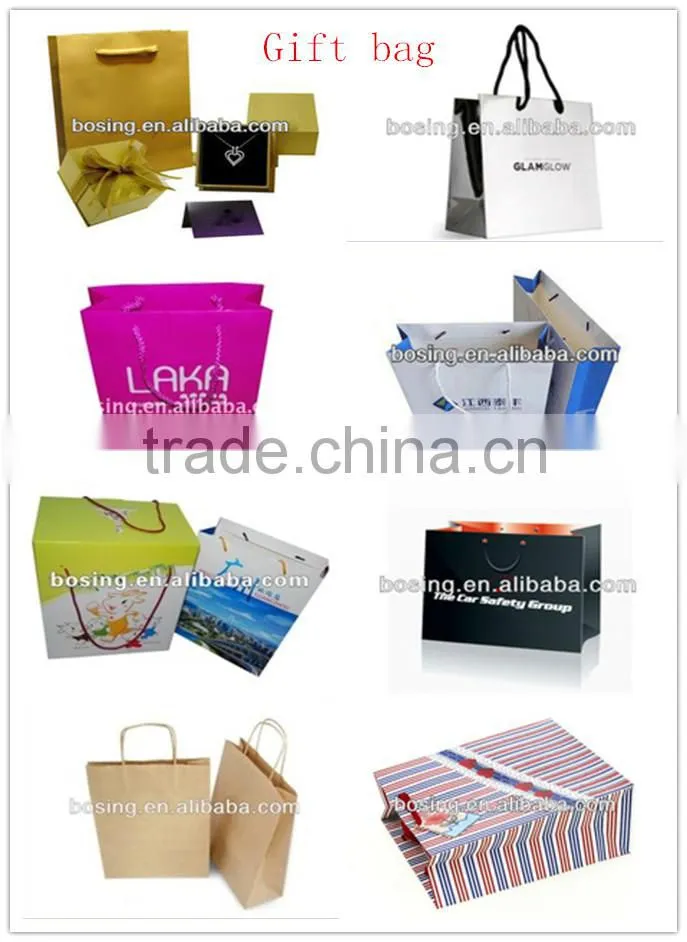 2014 fancy and fashion shopping bags with clothes