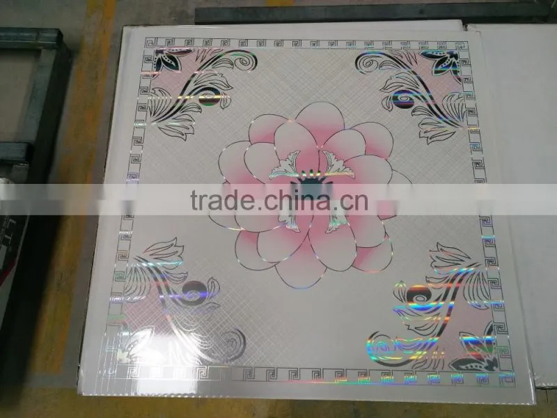 pvc ceiling tiles with size 595*595*7mm, plastic pvc ceiling