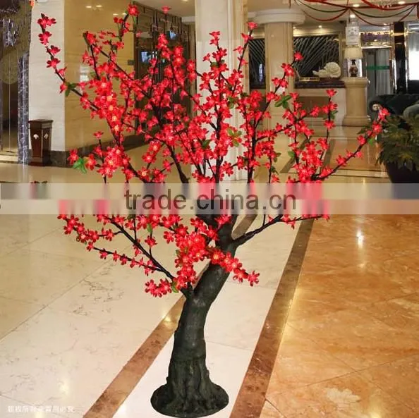 New 2016 holiday light flowers artificial trees in garden