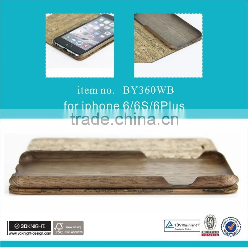 Low price China cases for mobile universal wooden flip phone case with trade assurance