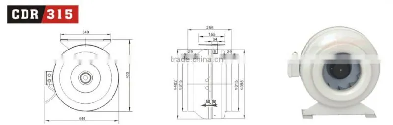 Factory manufacture automotive heater battery fan