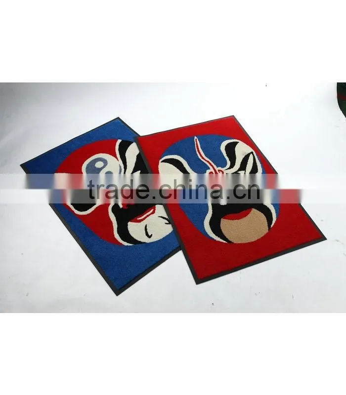 Custom 100% Nylon Antiskidding Mildew Proof Logo Mat For Outdoor