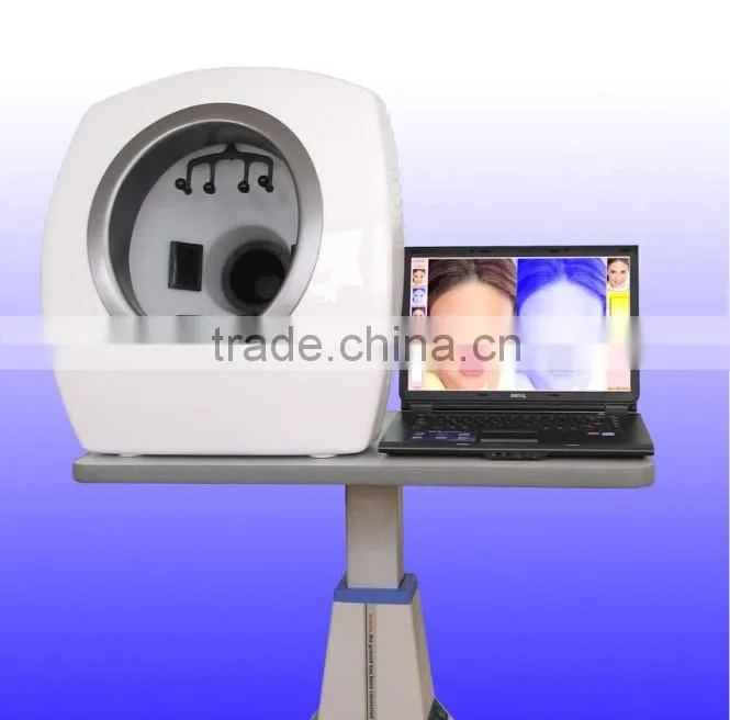 Skin scanner analyzer facial real analysis digital skin moisture analyzer machine