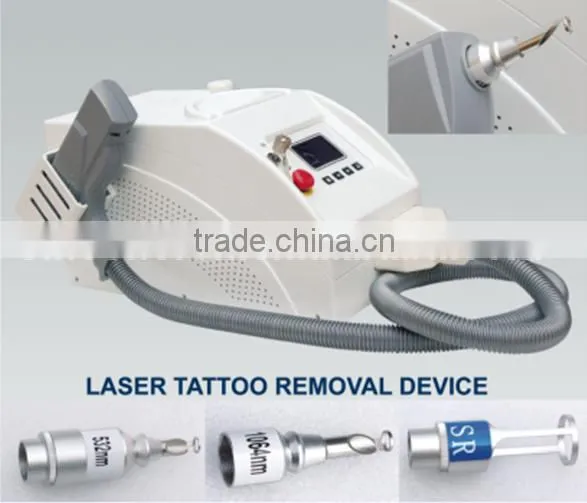 1064 nm 532nm nd yag laser for tattoo removal and skin rejuvenation treatment for sale