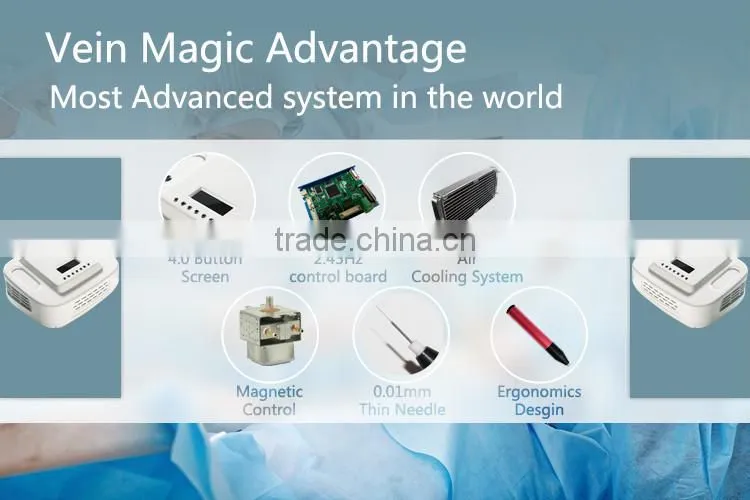 2016 Newest High Quality 30MHZ Vascular Vein Removal Machine