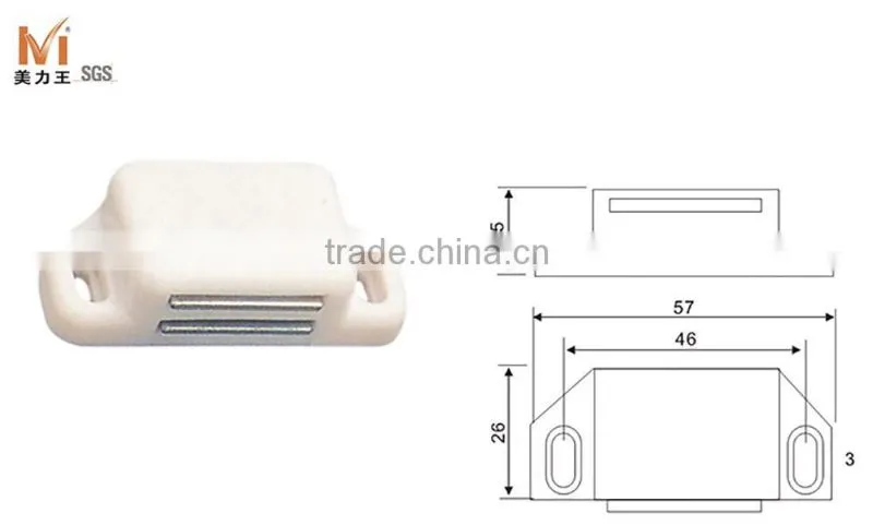 Plastic Magnetic Door Catch for Cabinet