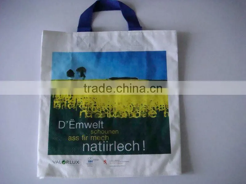 2015 PP Non woven shopping bags with OPP lamination