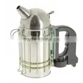American style smoker made by stainless steel and leather in Wuhan