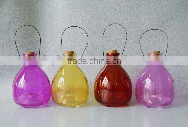 high quality colored glass wasp catcher
