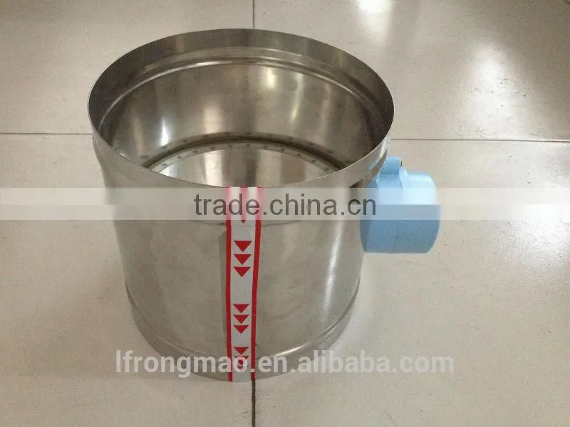 Round manual air damper