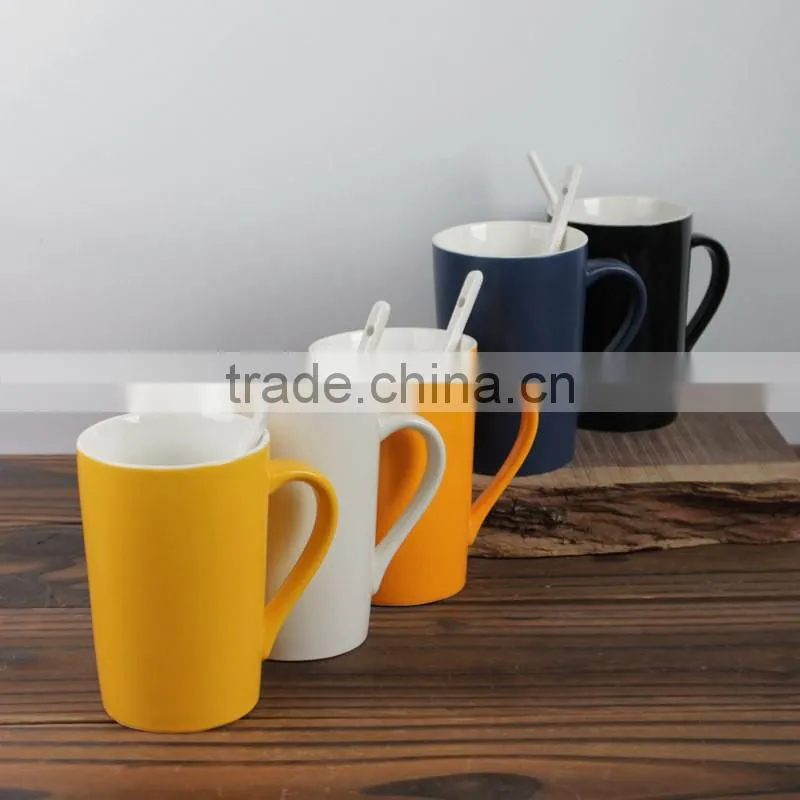 Double Wall Ceramic Chirp Thermal Travel Mug 12 OZ