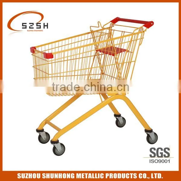 heavy duty dairy container cage milk trolley for grocery