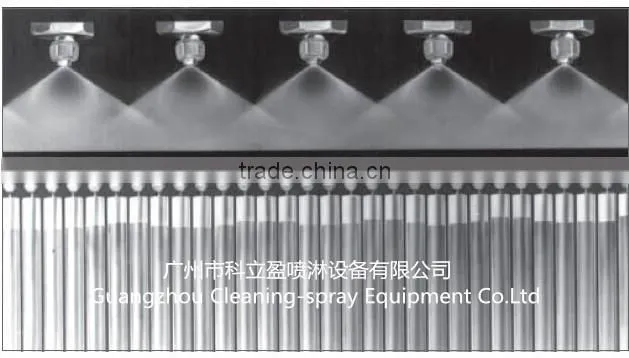 Flood jet flat spray nozzle