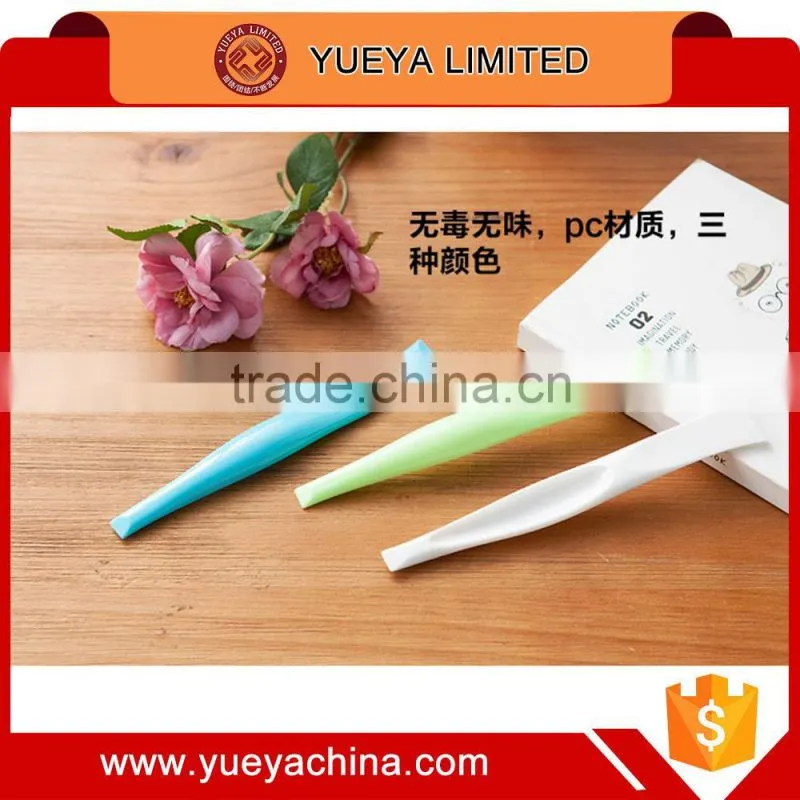 double ends cleaning scratch spatula/jar opener-white