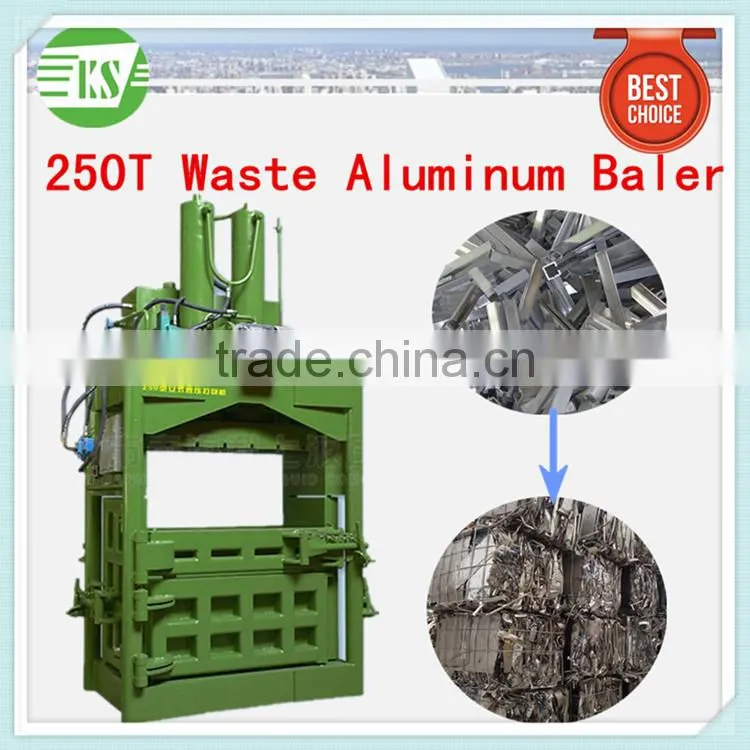 YJ-250 Factory Price Heavy Vertical Scrap Copper Wire Baler