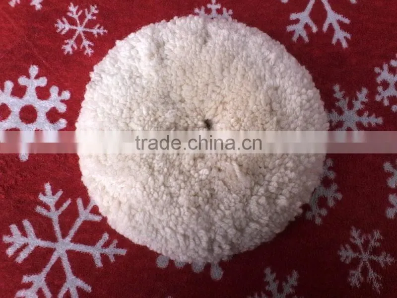 8'' double sides wool buffing pad made by RT112 wool