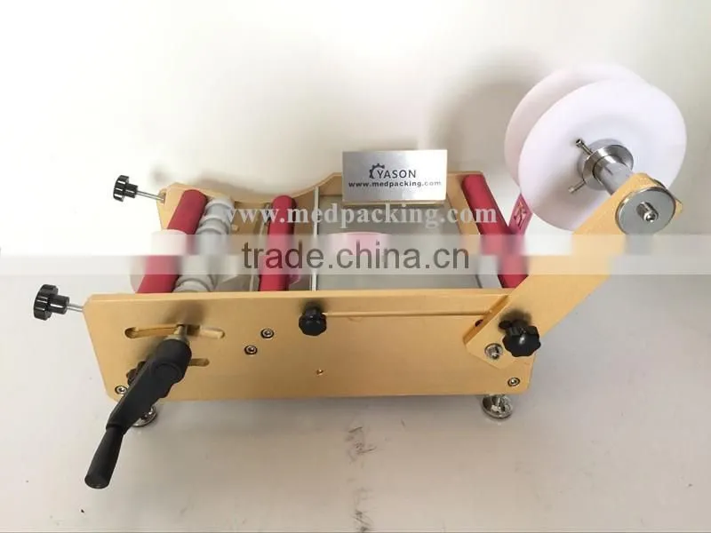L100 Manual Round Bottle Labelling Machine Sticker Labeler