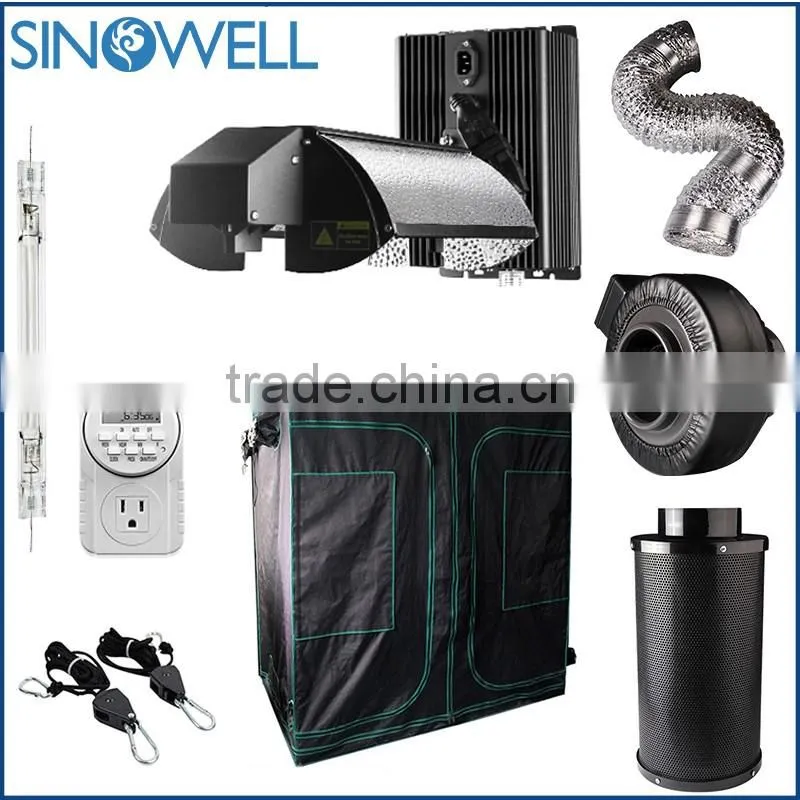 Industry Top Supplier SINOWELL Indoor Hydroponic Grow Tent Whole Set Complete Kit