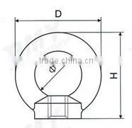 Cast Steel Din582 Eye Nut