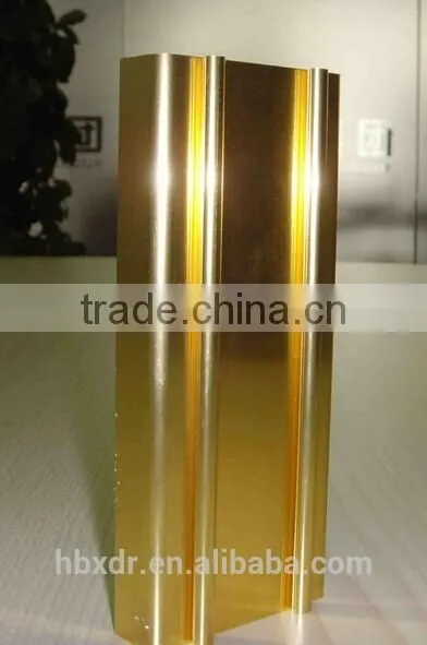 wholesale alibaba ! anodization color golden aluminum profile