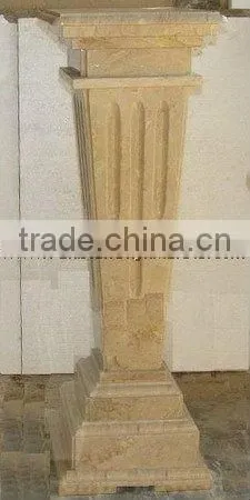 EXPORT QUALITY SAHARA BEIGE MARBLE PEDESTALS