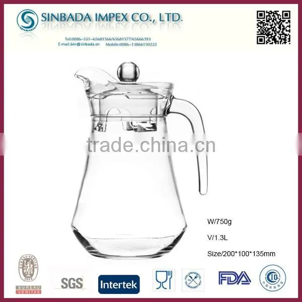 SGS LZ060201 2016 Hot sale daily popular water/glass Tea Pot