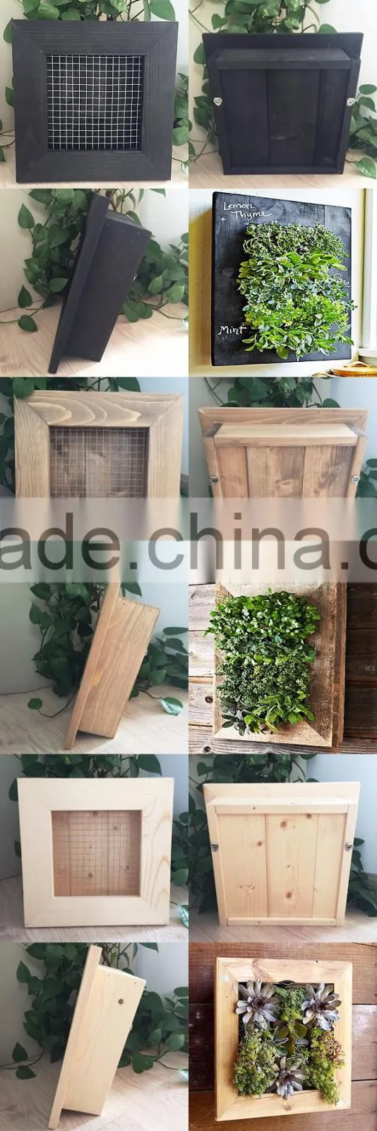 Outdoor Wooden Flower Pot, FSC Wood Planter, Planter Box