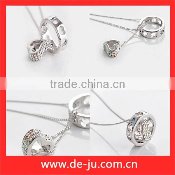 Fancy Heart Pendant Necklace
