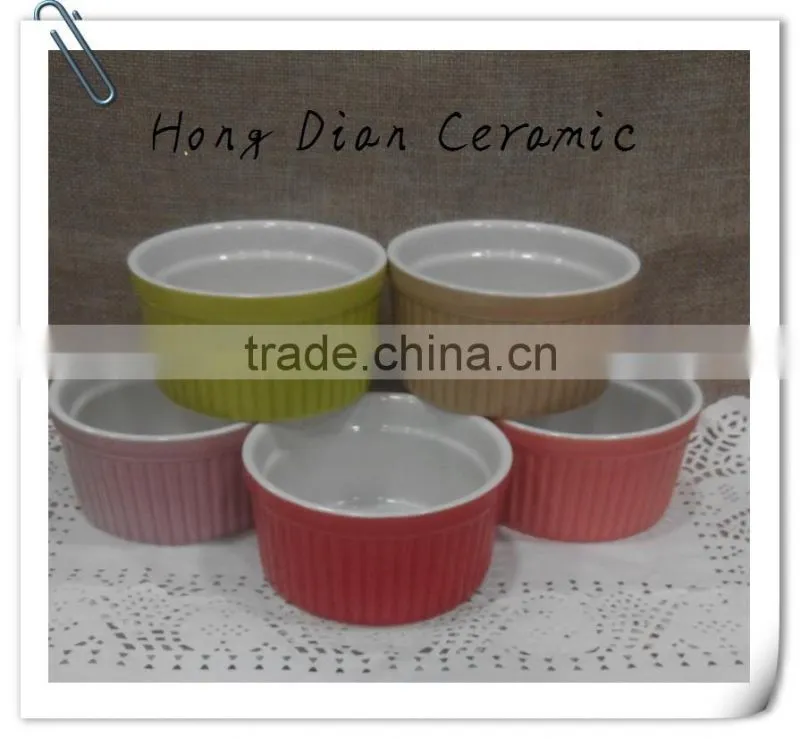 ceramic tableware white porcelain ramekin,Factory direct wholesale RAMEKIN W/STRAIGHT WAVY