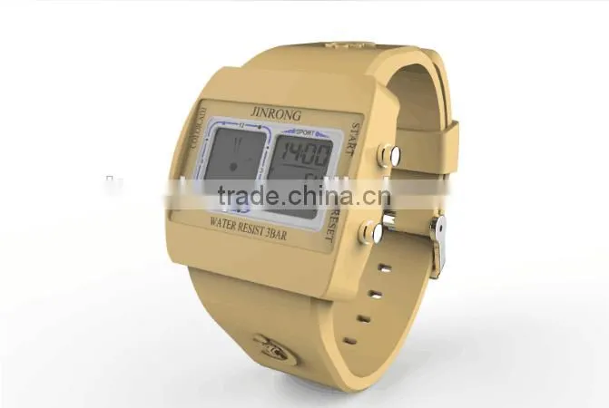 Dual Display Wrist Watch For Men, Fashion High Quality Men's Watch, Men Watch With LED Backlight/ Alarm Clock