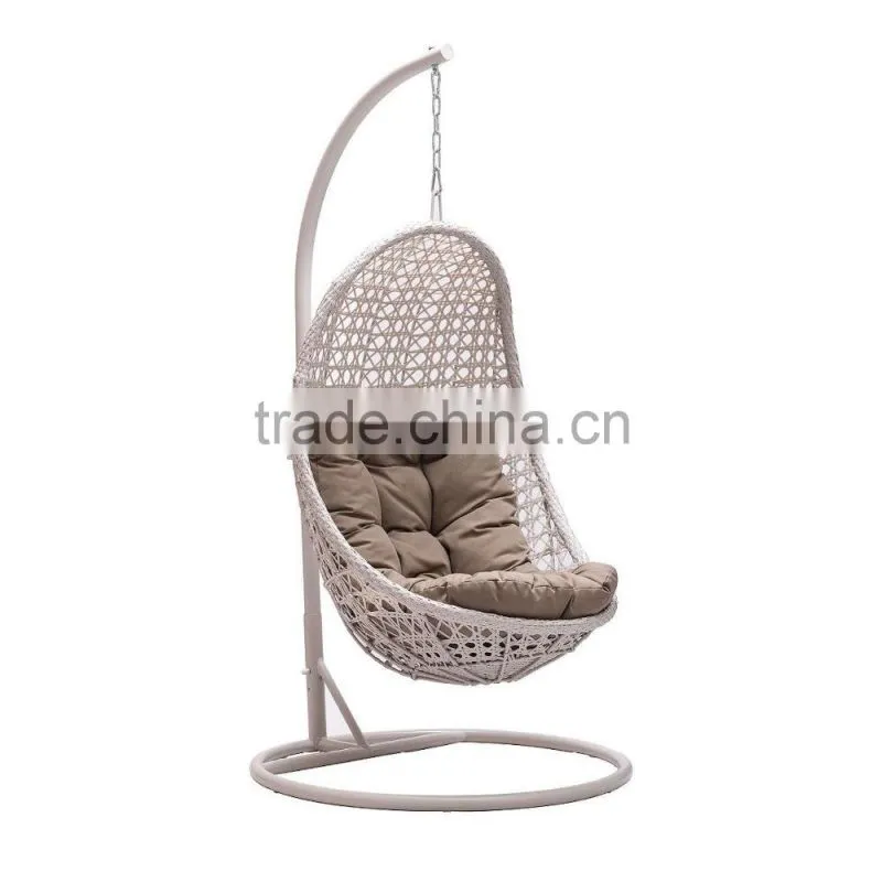 Outdoor garden swing furniture wicker rattan patio swing chair