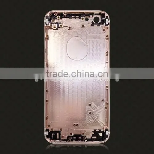 For iPhone 7 outlook matte gold plated back housing, golden back cover for iPhone6