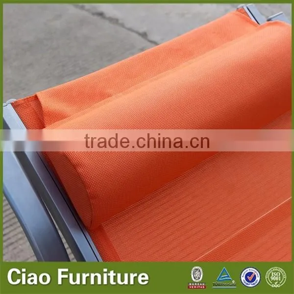 New design outdoor coastline aluminum mesh sun loungers