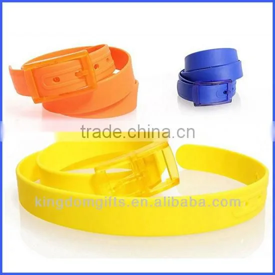 Eco-friendly Fancy Silicone Belt
