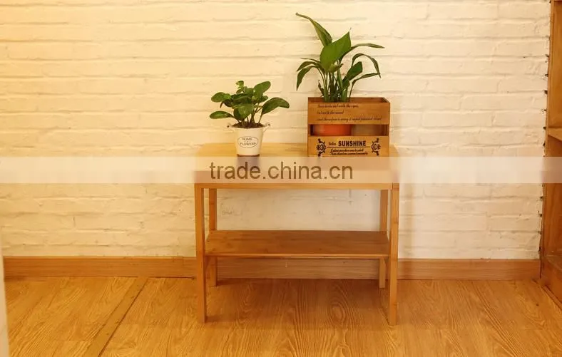 Low moq low price size customized solid wood zakka rack