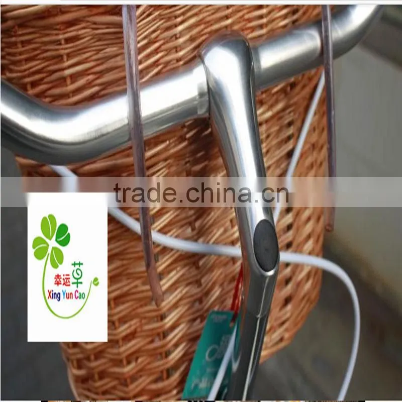 graceful folding wicker bicycle basket