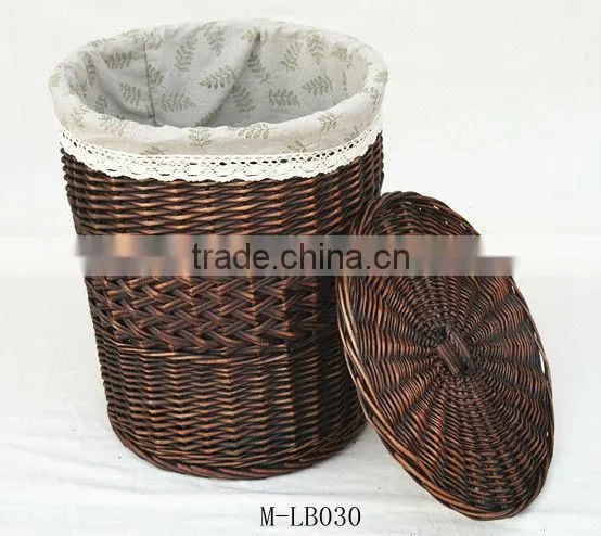 Beautiful rattan wicker Laundry basket with lids & large storage basket