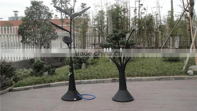 wicker PE rattan outdoor beach shower