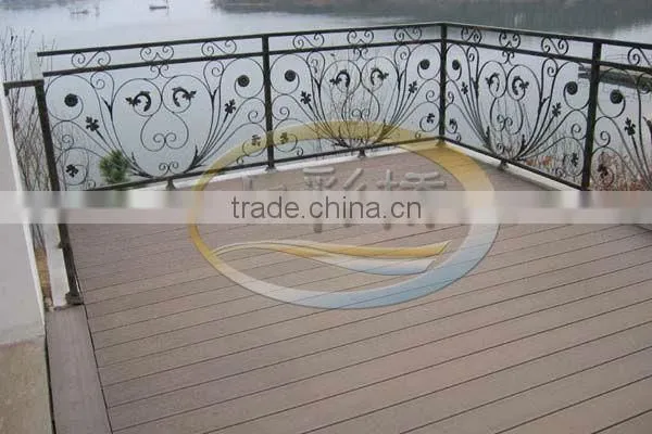 wpc wood flooring thickness 25 mm decking floor