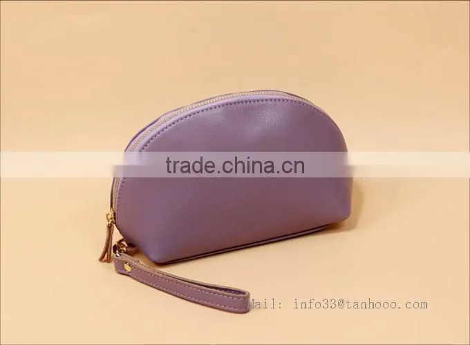 Personalized A++++ soft leather cosmetic bag ,pvc cosmetic bag with cheaper price beauty fashion make up bag