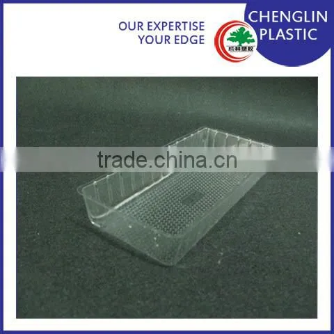 transparent disposable fruit packing container