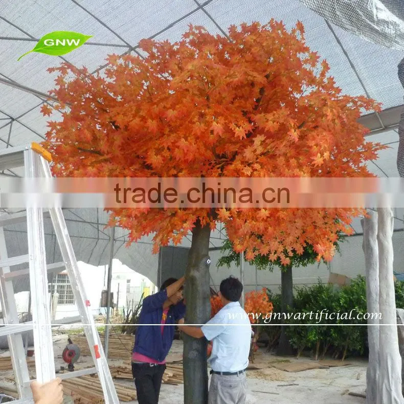 BTR023-1 GNW Outdoor Artificial Tree Maple plants for sale 15ft high for Landscaping garden decoration
